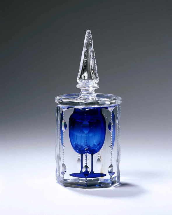 Encrier revanche "bousillé" Collection Musée du Verre de Charleroi © Paul Louis