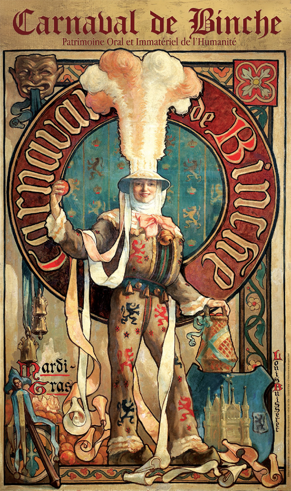 Affiche du carnaval © Ville de Binche